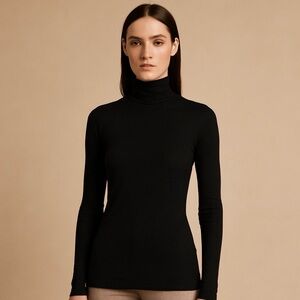 Mossimo Supply Co. Black Ribbed Top Turtleneck Size XS.   NWT